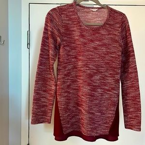 LUCKY BRAND Knit Long Sleeve. EUC. Burgundy. Sz M